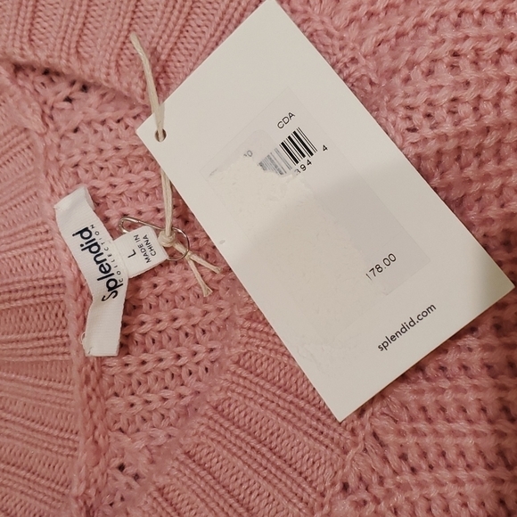 NWT Anthropologie Splendid Loveland Chevron Colorblock  chunky knit Sweater - Picture 6 of 12